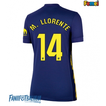 Atletico Madrid Marcos Llorente #14 Tricou Fotbal Replică 2025-26 Femei Deplasare